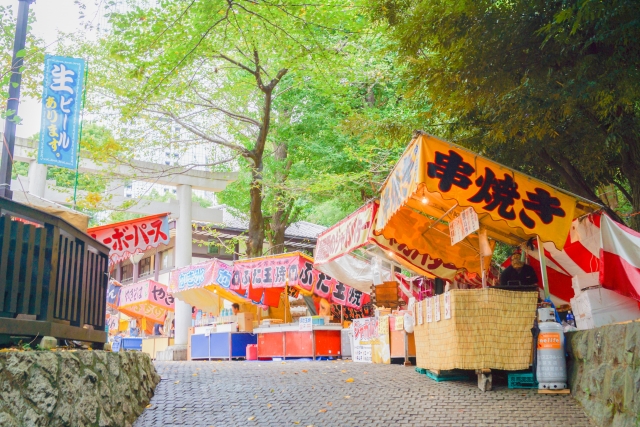 稲敷花火大会　屋台